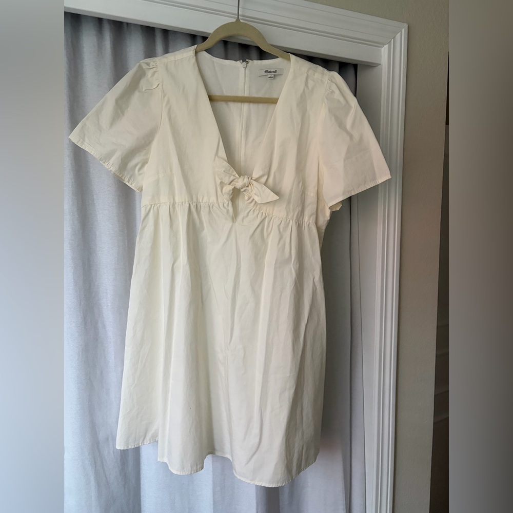 Madewell Tie-Front Mini Dress Size 12